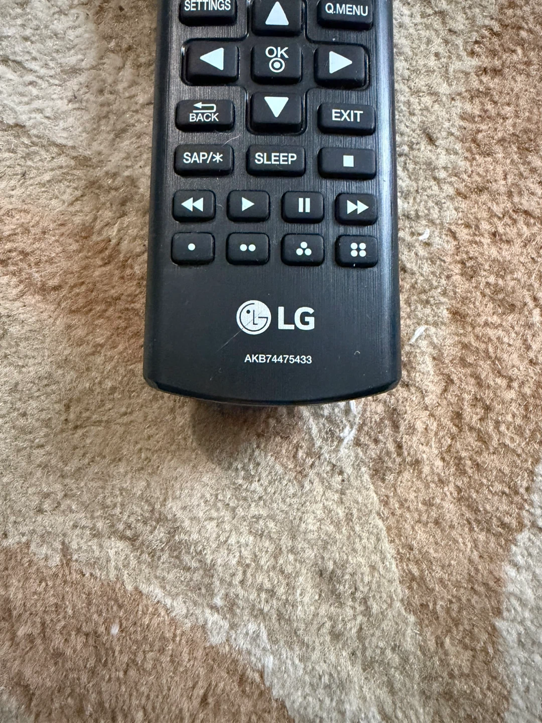 LG Remote Control AKB74475433 – TV Replacement Remote - photo 2
