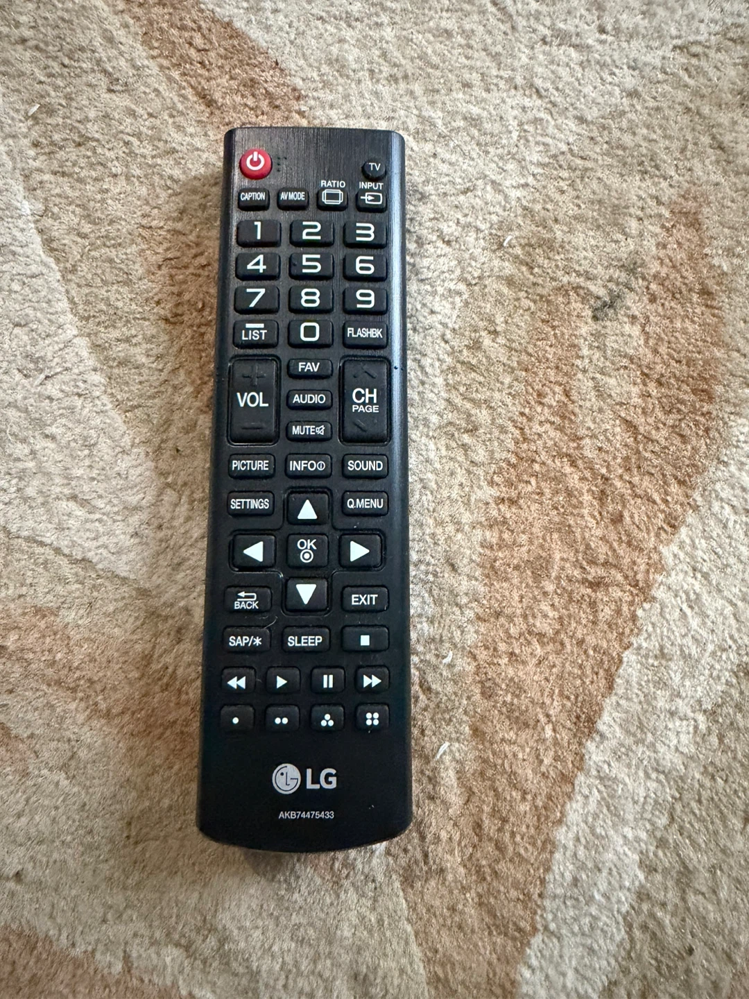 LG Remote Control AKB74475433 – TV Replacement Remote