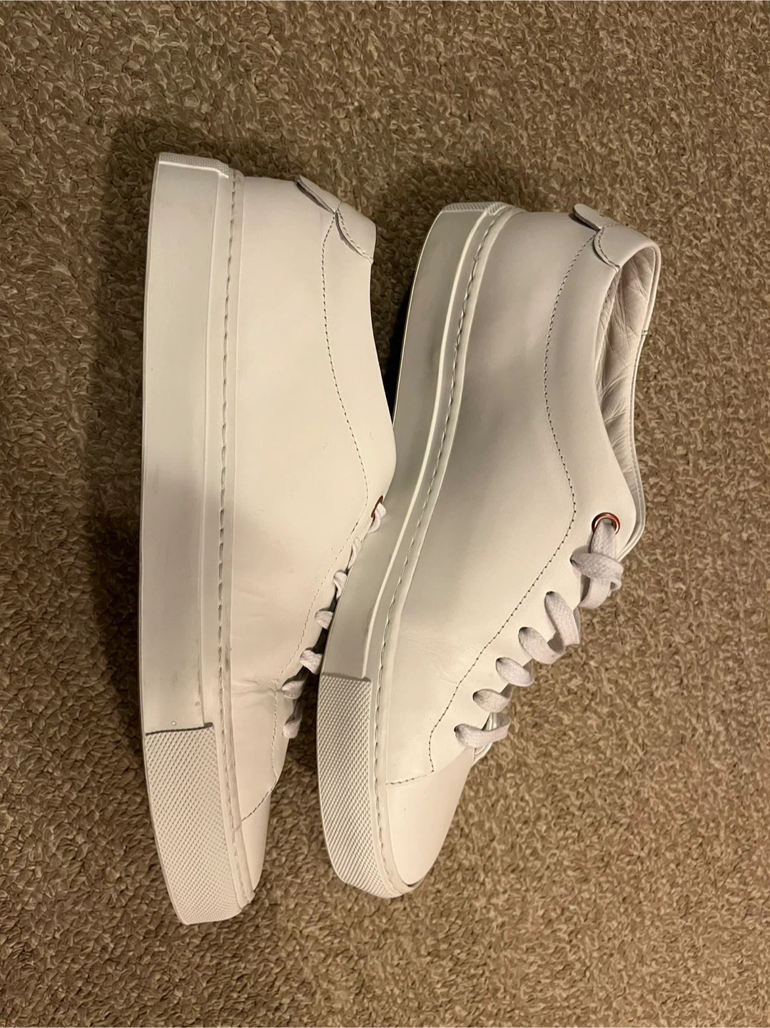 Good Man Brand White Leather Sneakers - Made in Italy - photo 2
