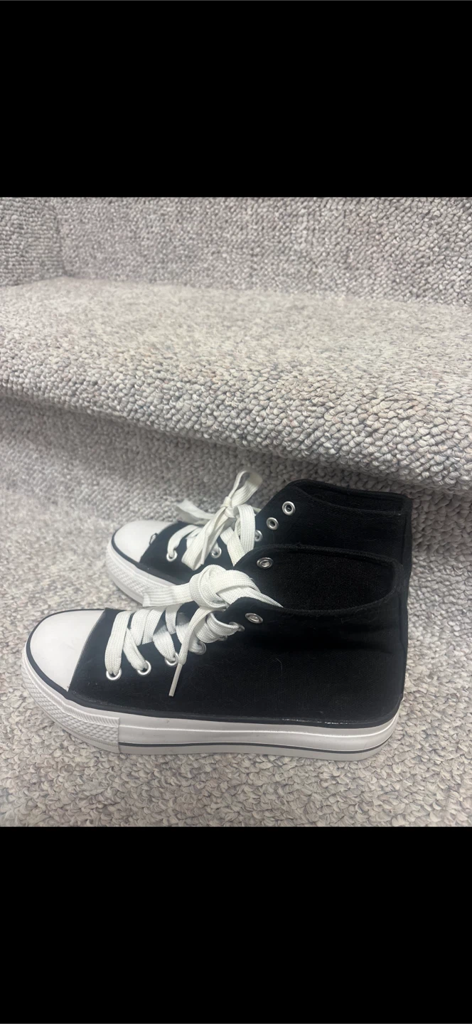 Black High Top Sneakers