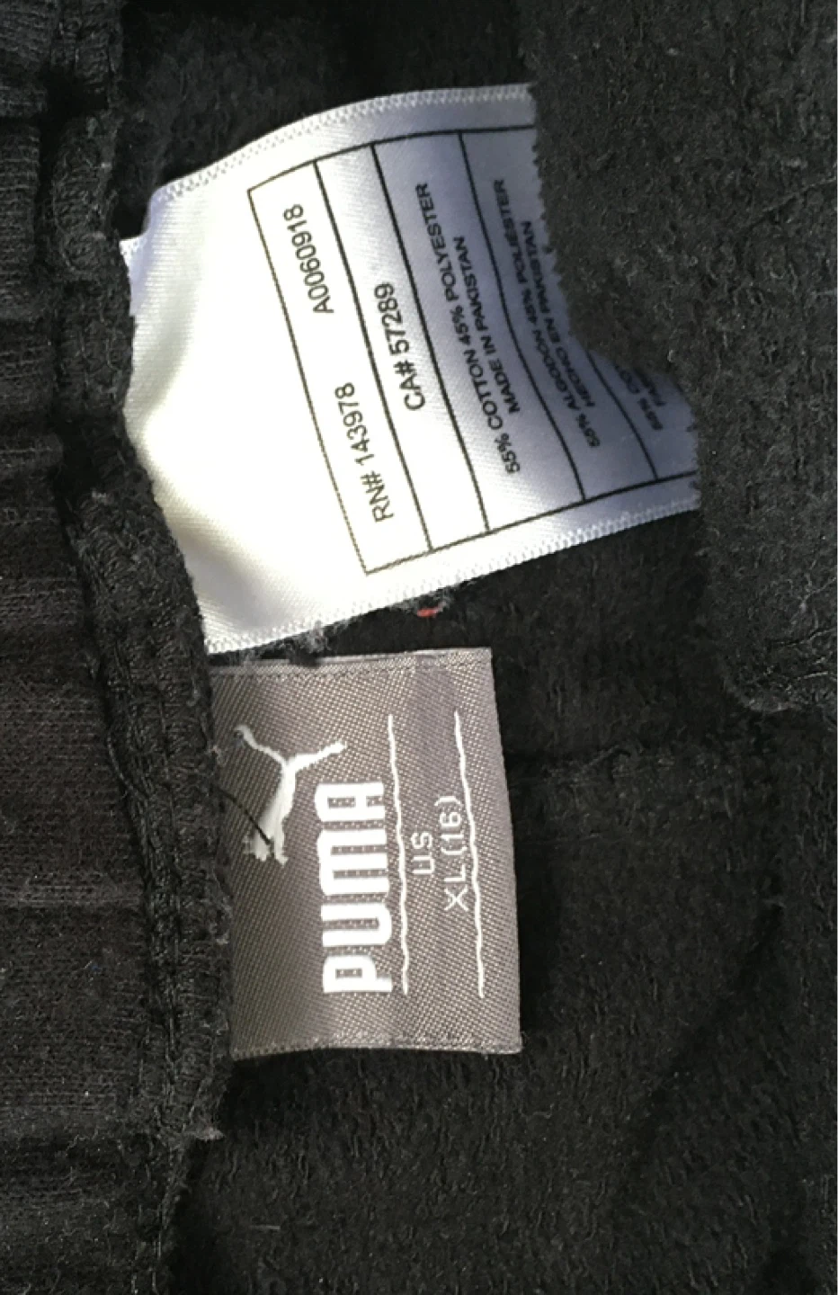Youth Puma Black Sweatpants Joggers XL - photo 5