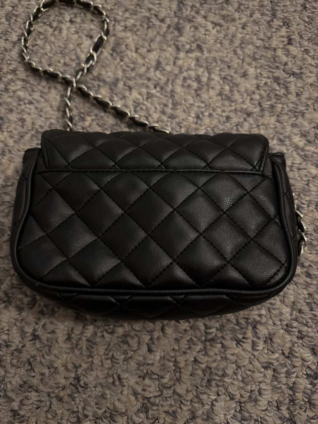 ALDO Black Quilted Chain Shoulder Bag - photo 4