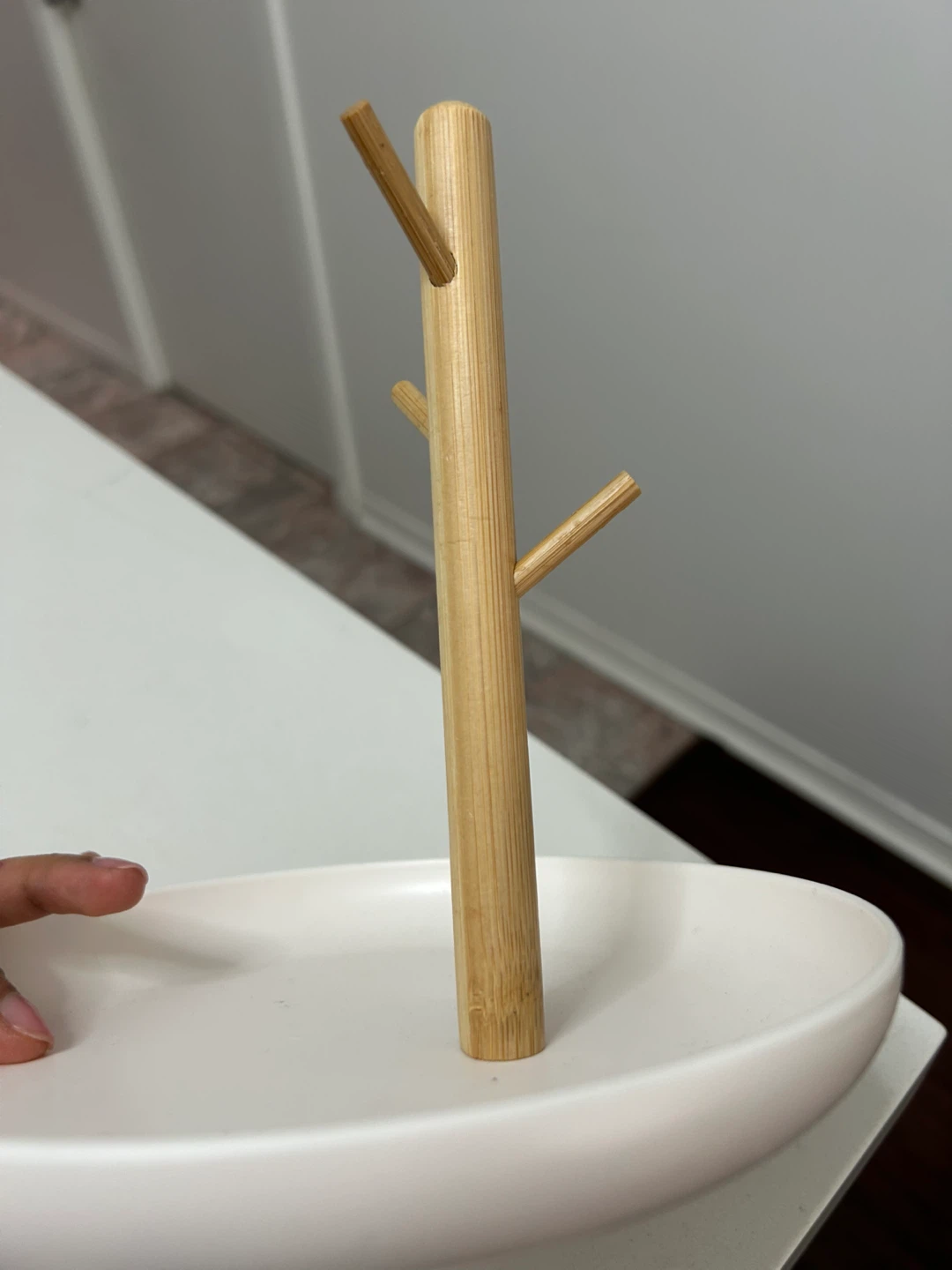 Wooden Tree Branch Trinket Dish, Jewelry & Key Holder Tray - photo 4