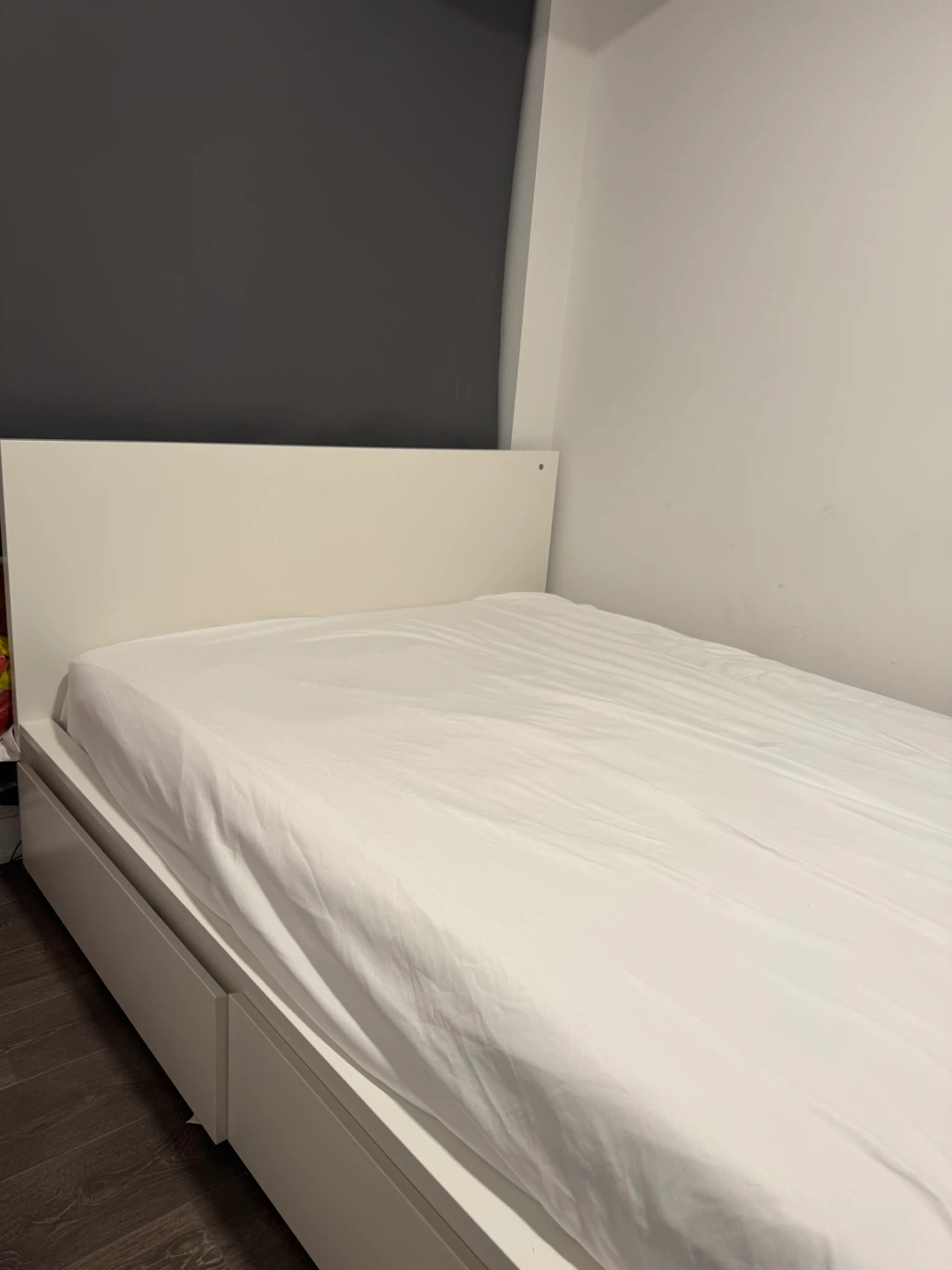 IKEA MALM Bed Frame - Queen Size - Includes 1 drawer. - photo 2