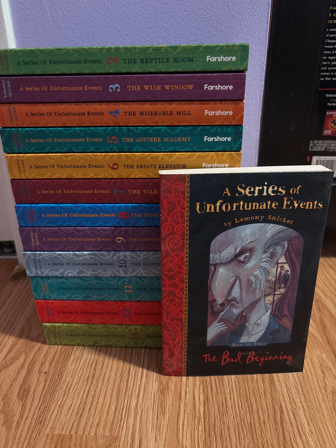 Full set of Series of unfortunate events books