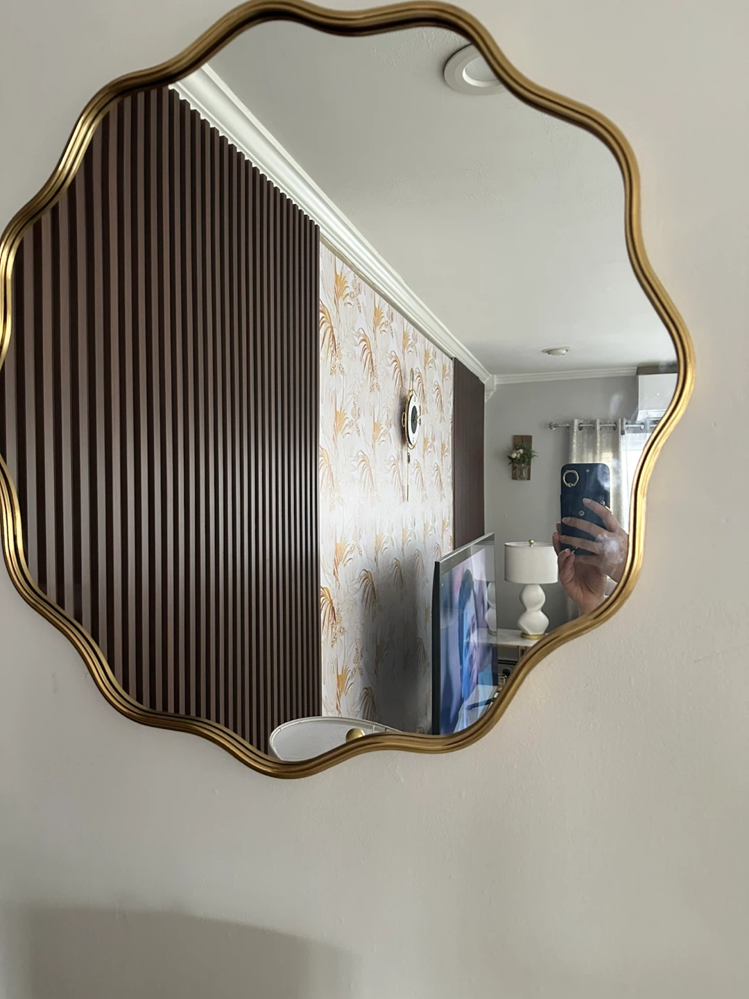 Decorative Gold Frame Mirror - photo 2
