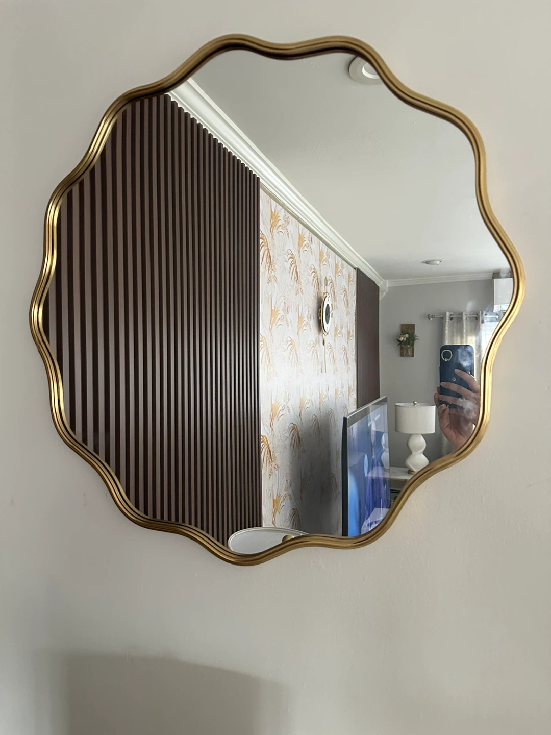 Decorative Gold Frame Mirror - photo 3