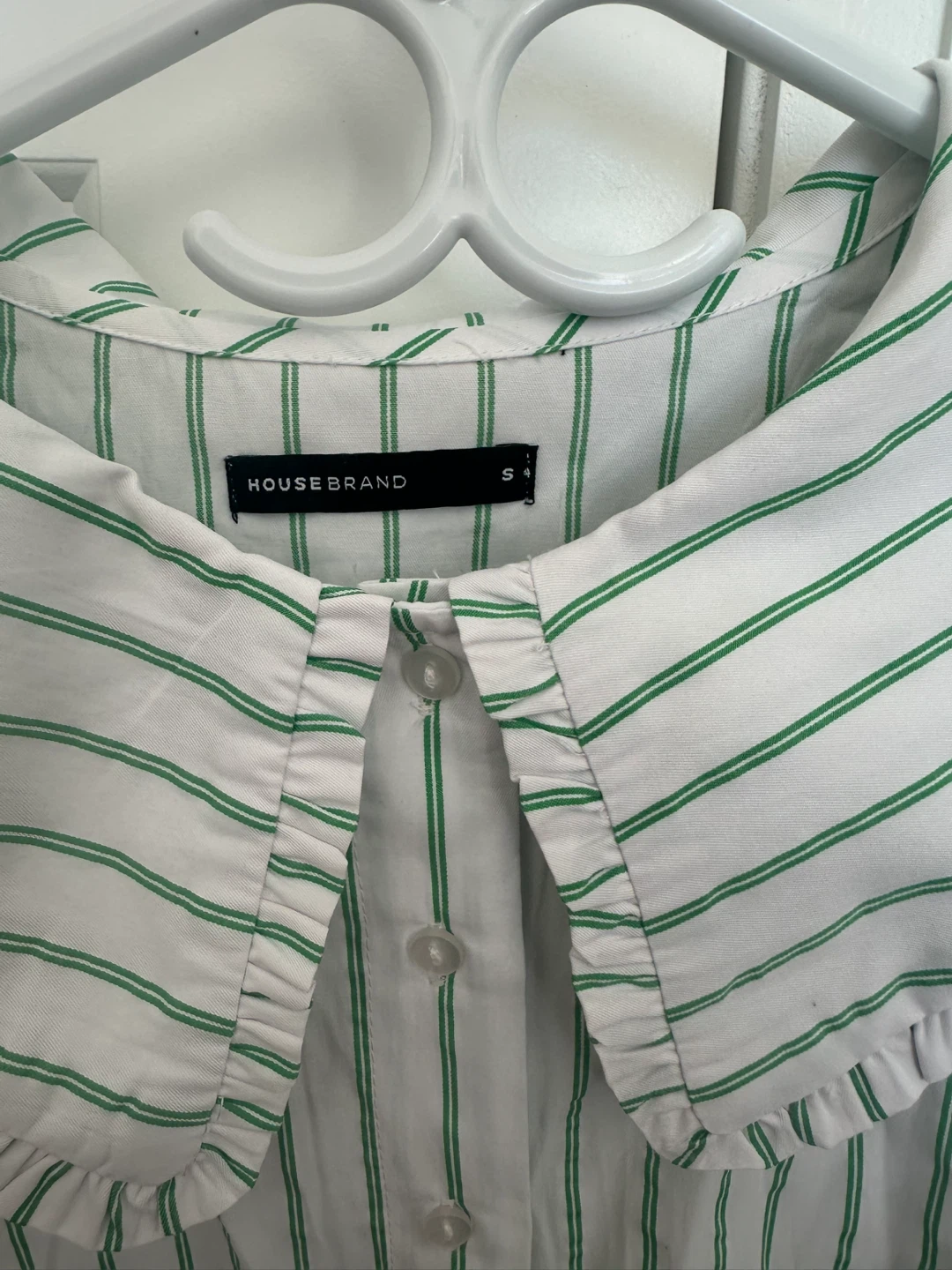 HOUSE BRAND Striped Button-Up Blouse - photo 2