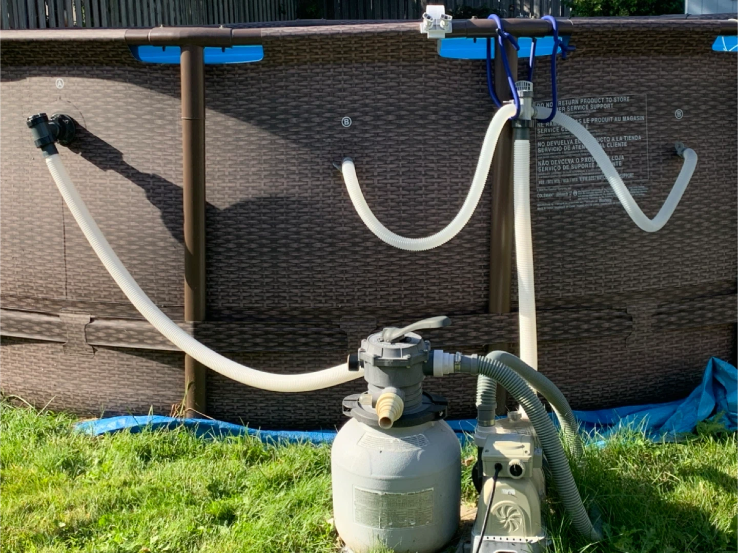 Coleman 18’ Above Ground Pool Filter Pump System