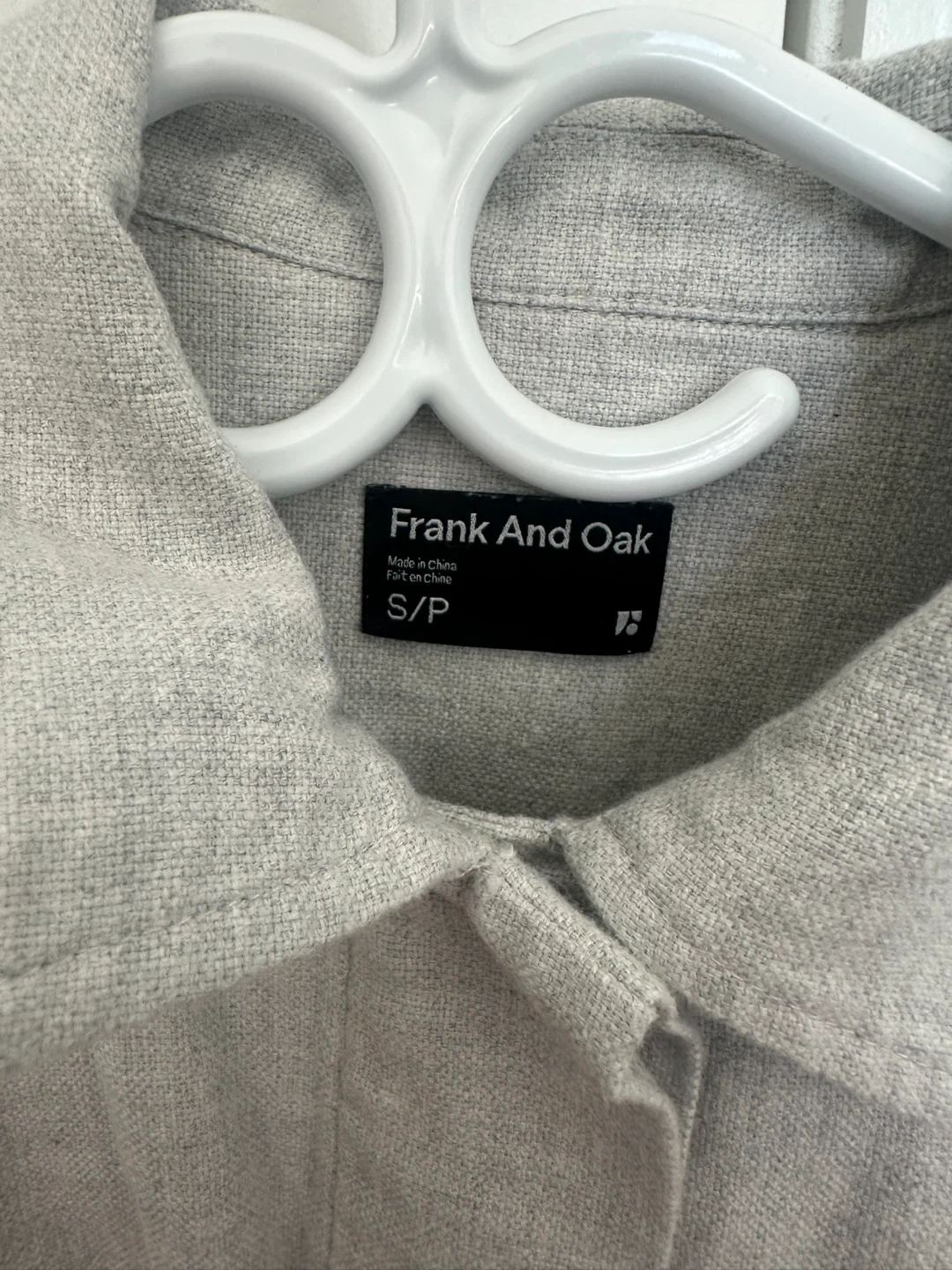 Frank And Oak Grey Button-Up Shirt S/P - photo 2