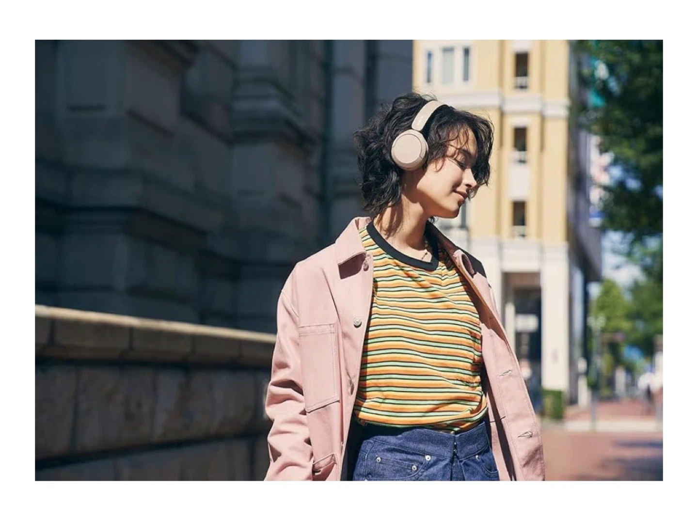 Sony WH-CH520 Wireless Headphones - Beige - photo 2