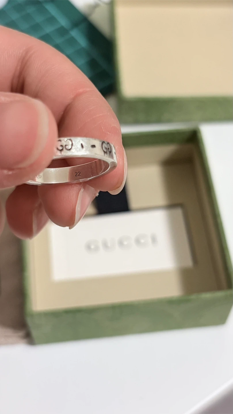 Gucci Ghost Silver Ring - Size 22 - photo 5