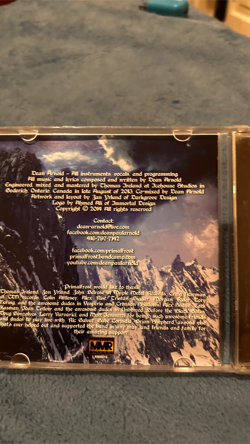Primalfrost Prosperous Visions CD - photo 3