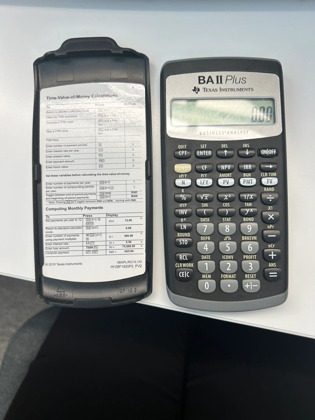 🥕 Texas Instruments BA II Plus Business Analyst Calculator - photo 2