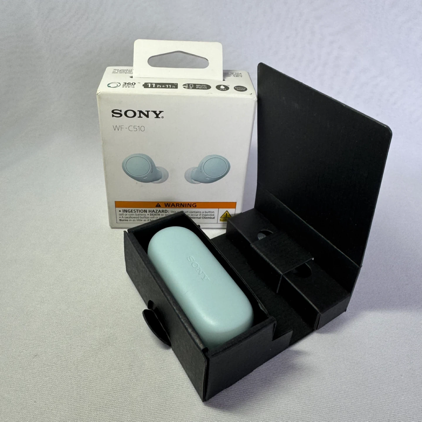 Sony WF-C510 Wireless Earbuds - Light Blue - photo 3