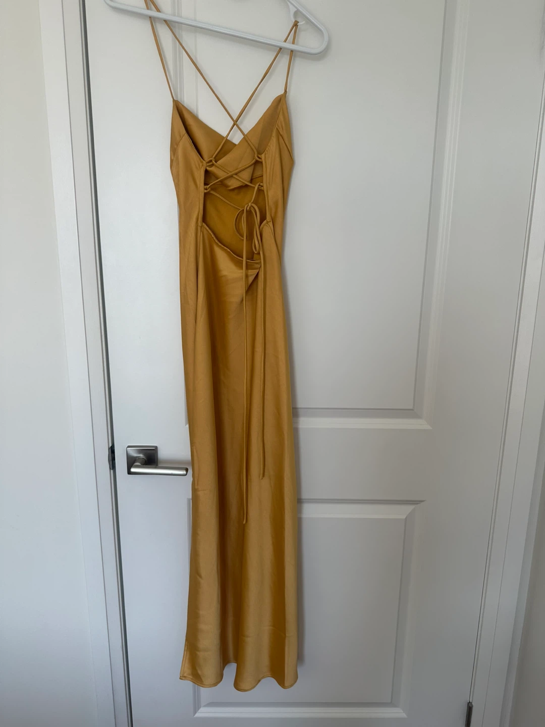 MESHki Gold Slip Dress XS - photo 2