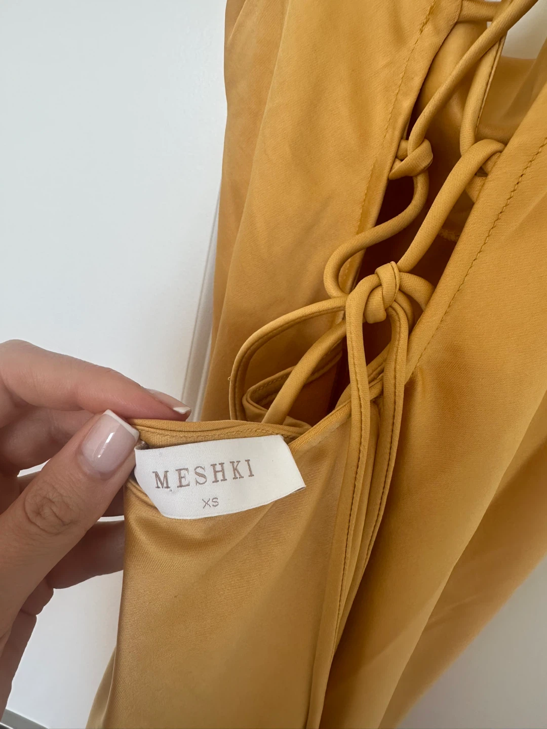 MESHki Gold Slip Dress XS - photo 3