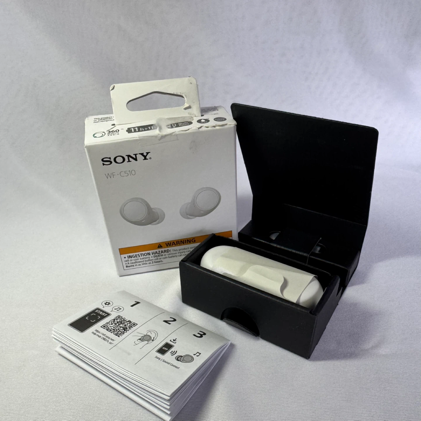 Sony WF-C510 True Wireless Earbuds White - photo 3