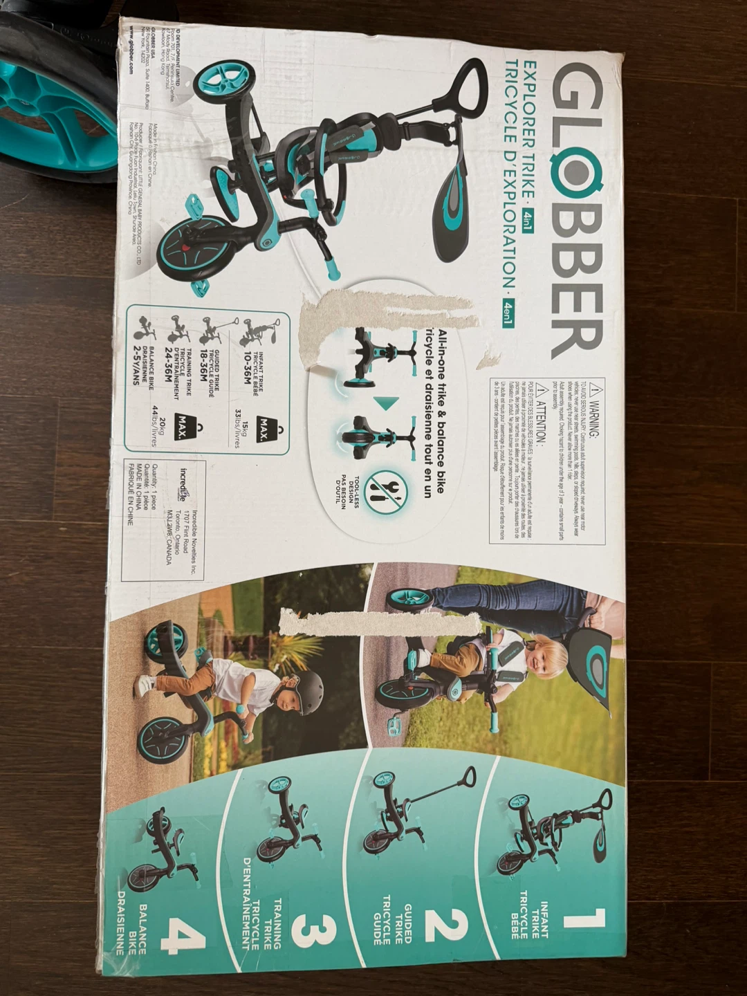 Globber 4-In-1 Explorer Trike - Kids Cycle - photo 5
