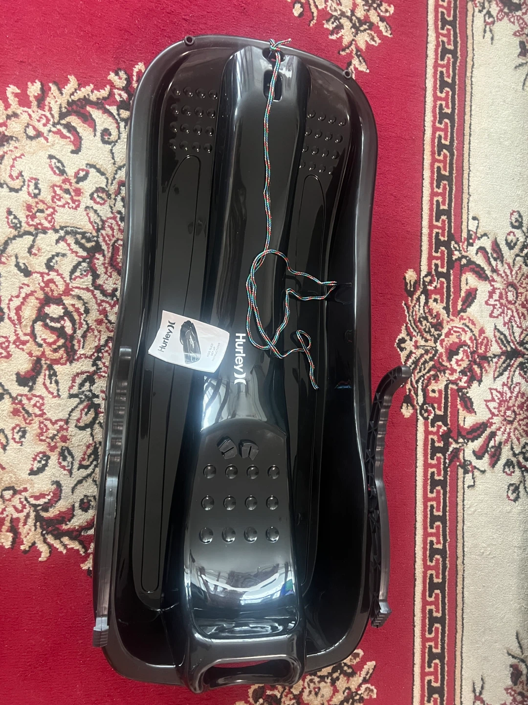 Hurley Black Plastic Toboggan Sled - photo 5