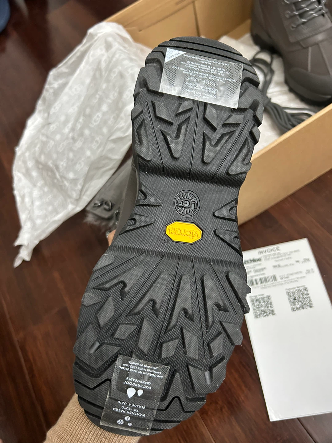UGG Adirondack Boot XXV Chalet Grey Women's Size 8.5 - photo 3