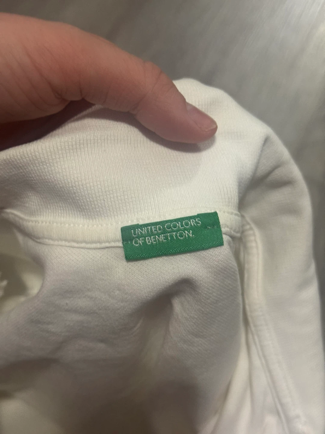 United Colors of Benetton White Polo Shirt - photo 2