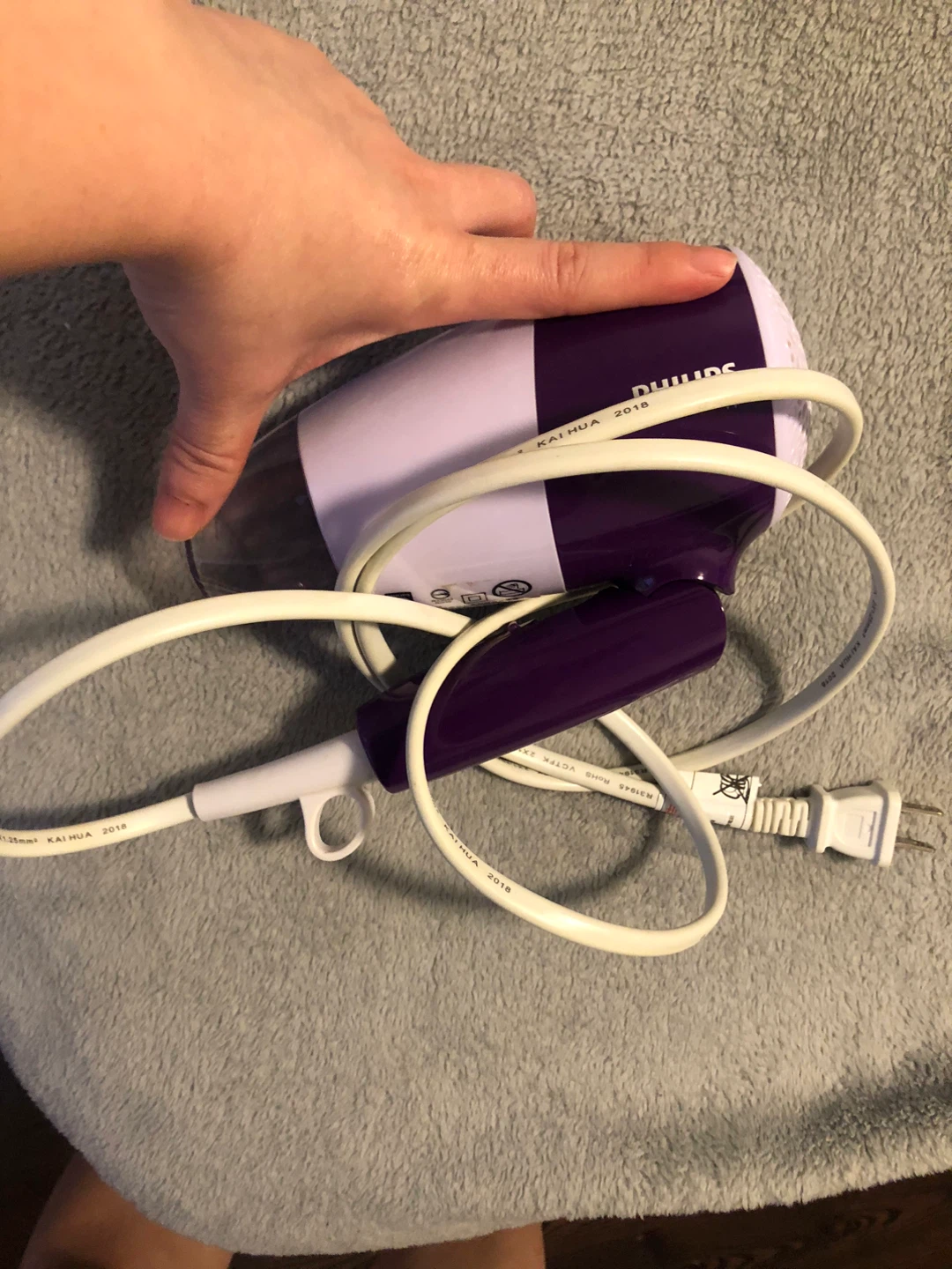 Philips 1200W Hair Dryer - Purple/White - photo 4