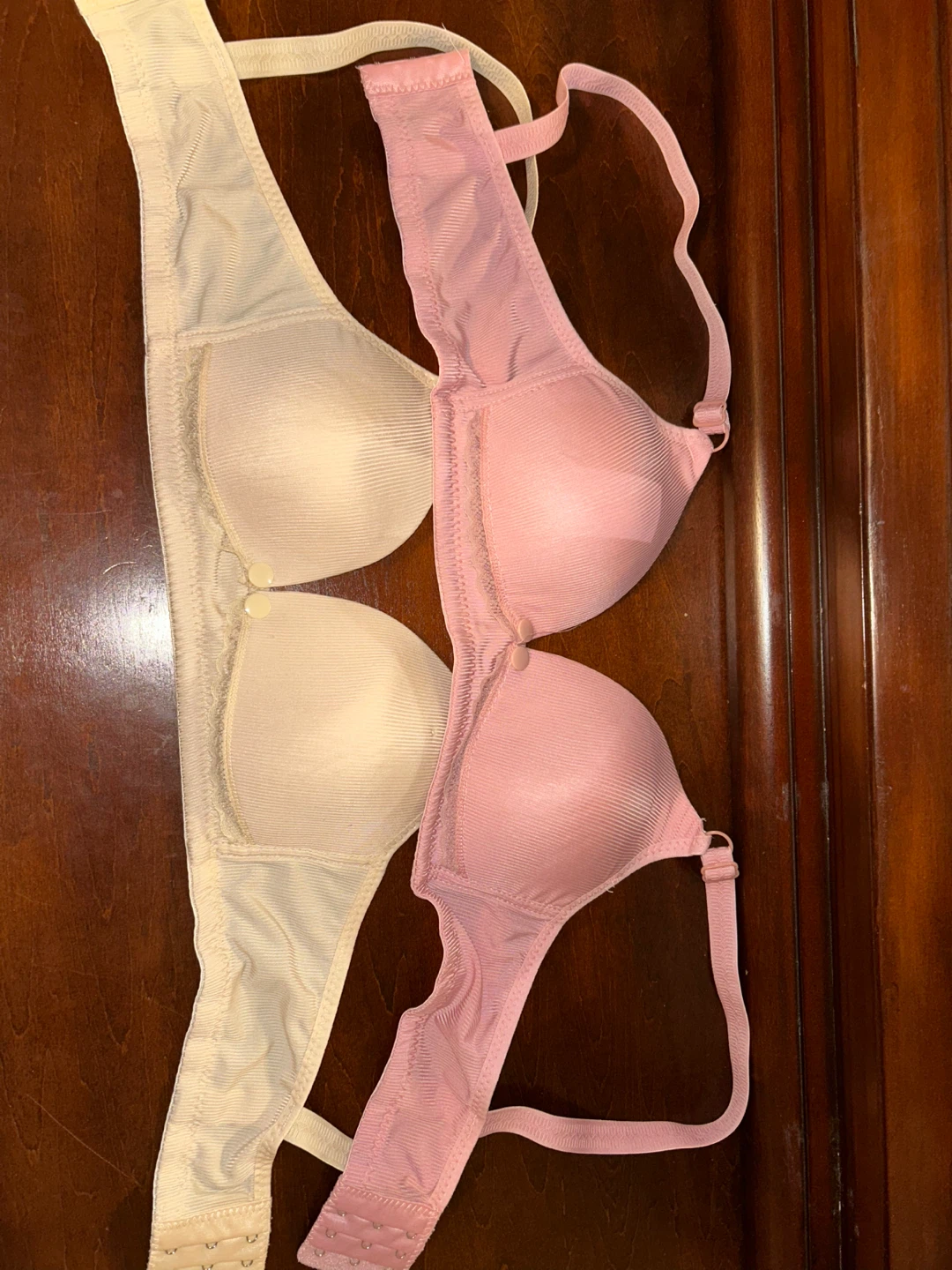 Breastfeeding Bras - Pink and Beige