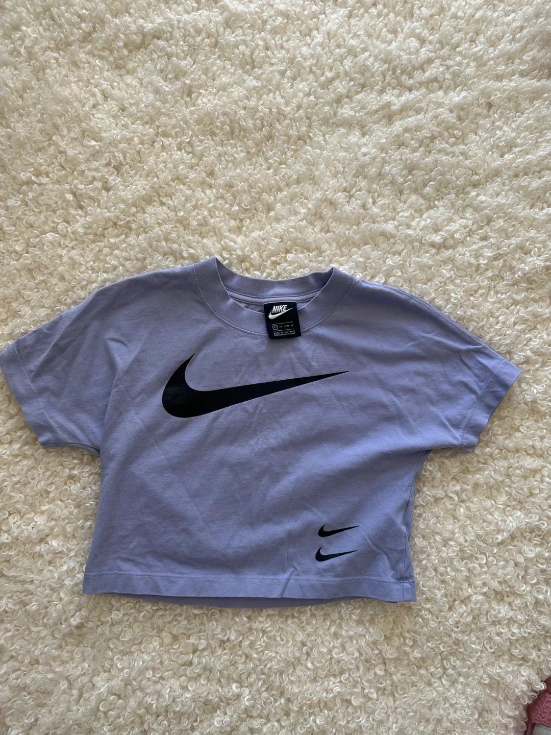 Nike Lilac Cropped T-Shirt XS