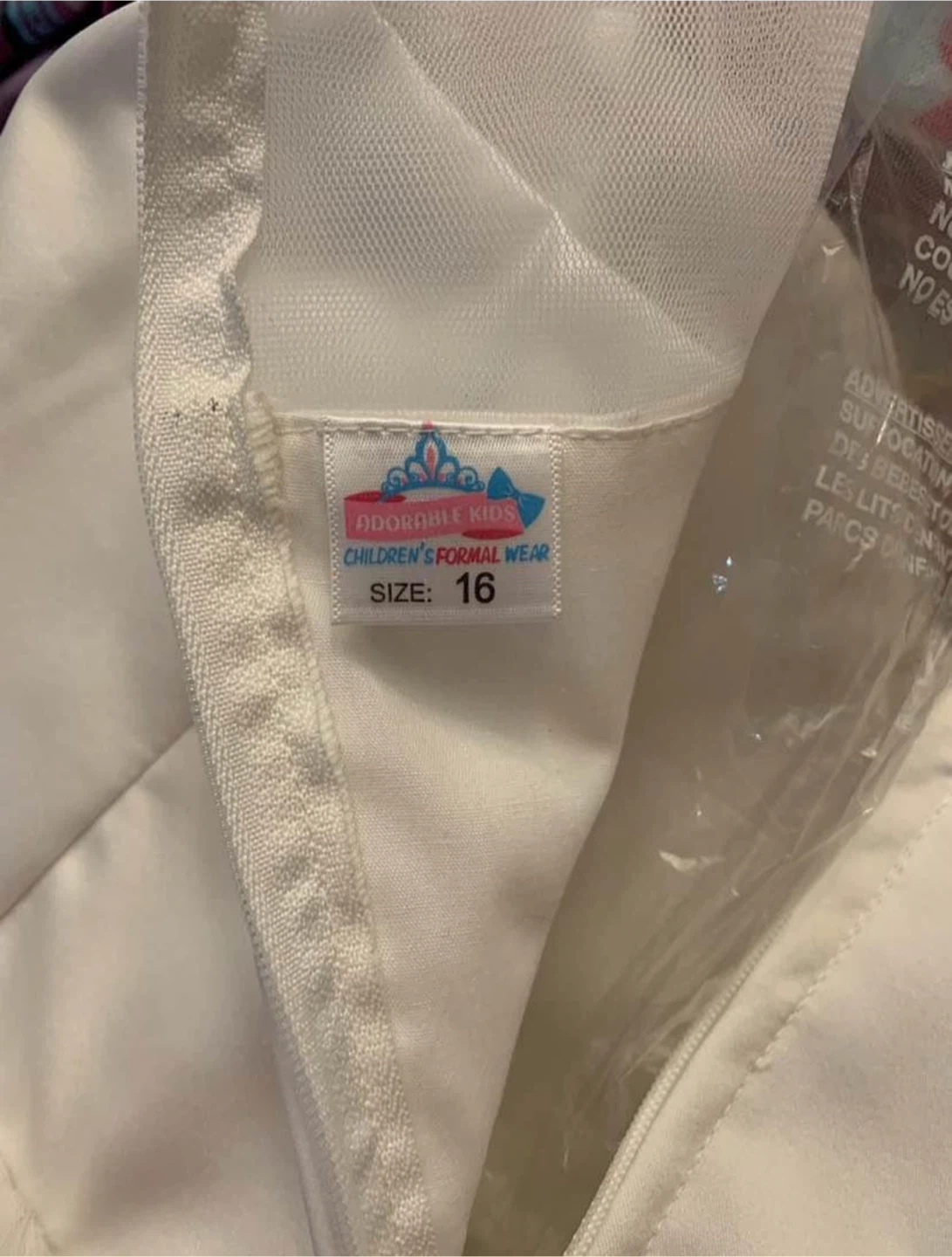 First Communion Dress – Size 16 (Kids) - photo 3