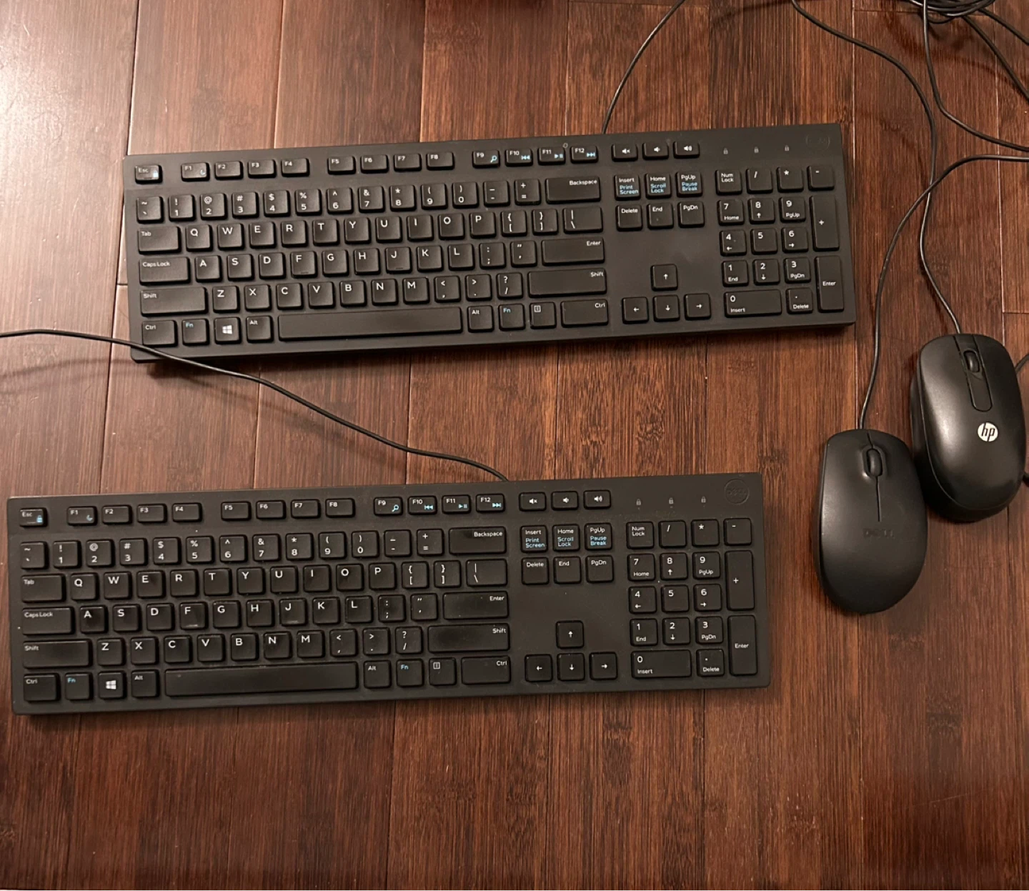 Dell and HP USB Keyboards and Mice Set