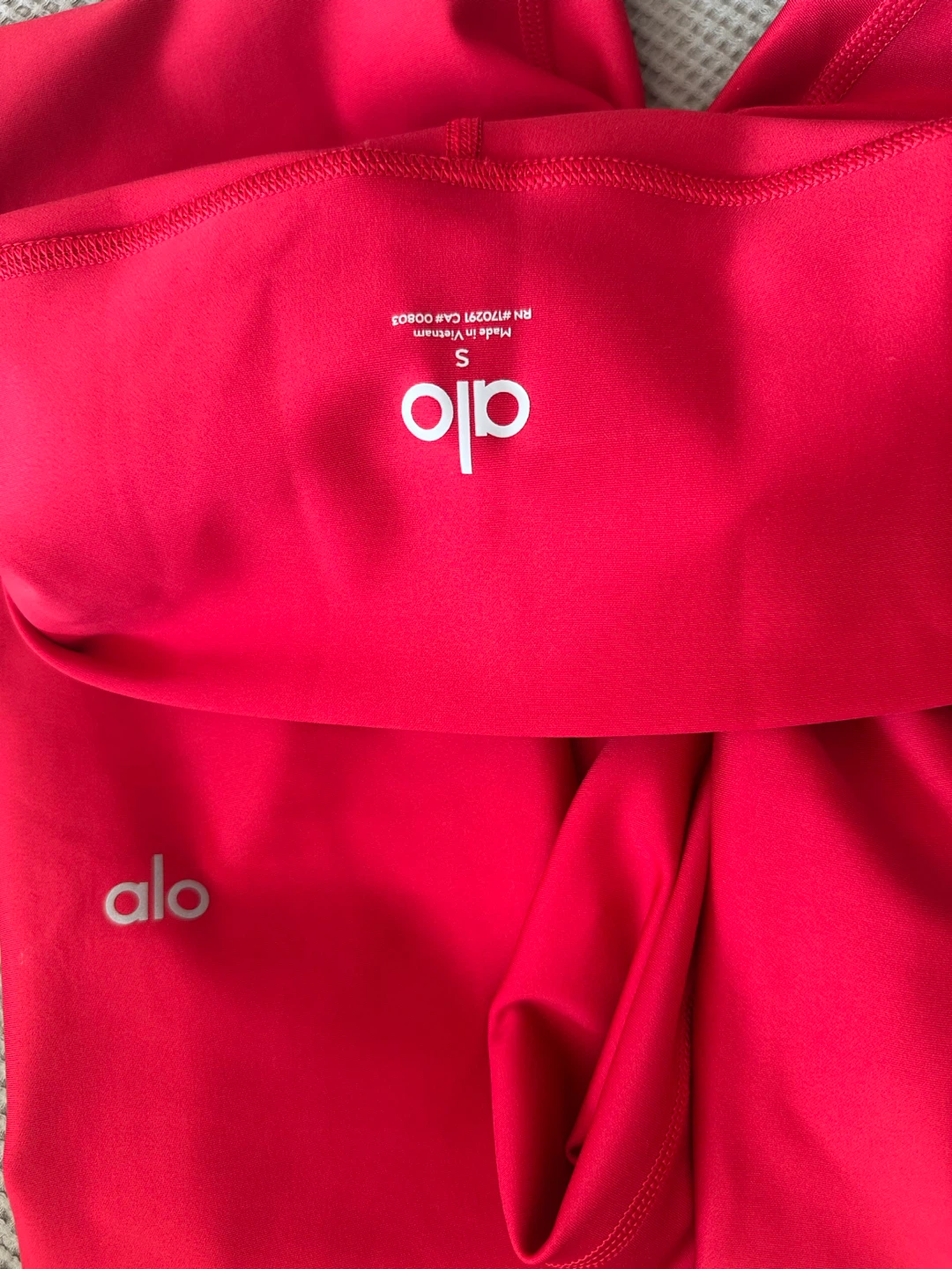 Alo Yoga Red Leggings Size S - photo 2