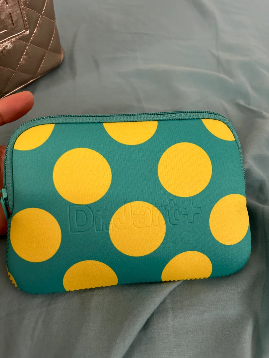 🥕 Dr. Jart+ Polka Dot Cosmetic Pouch