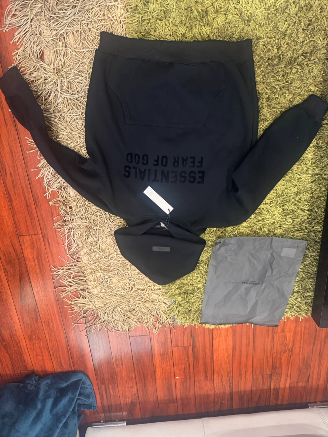 Fear of God Essentials Black Hoodie Size Medium - photo 2