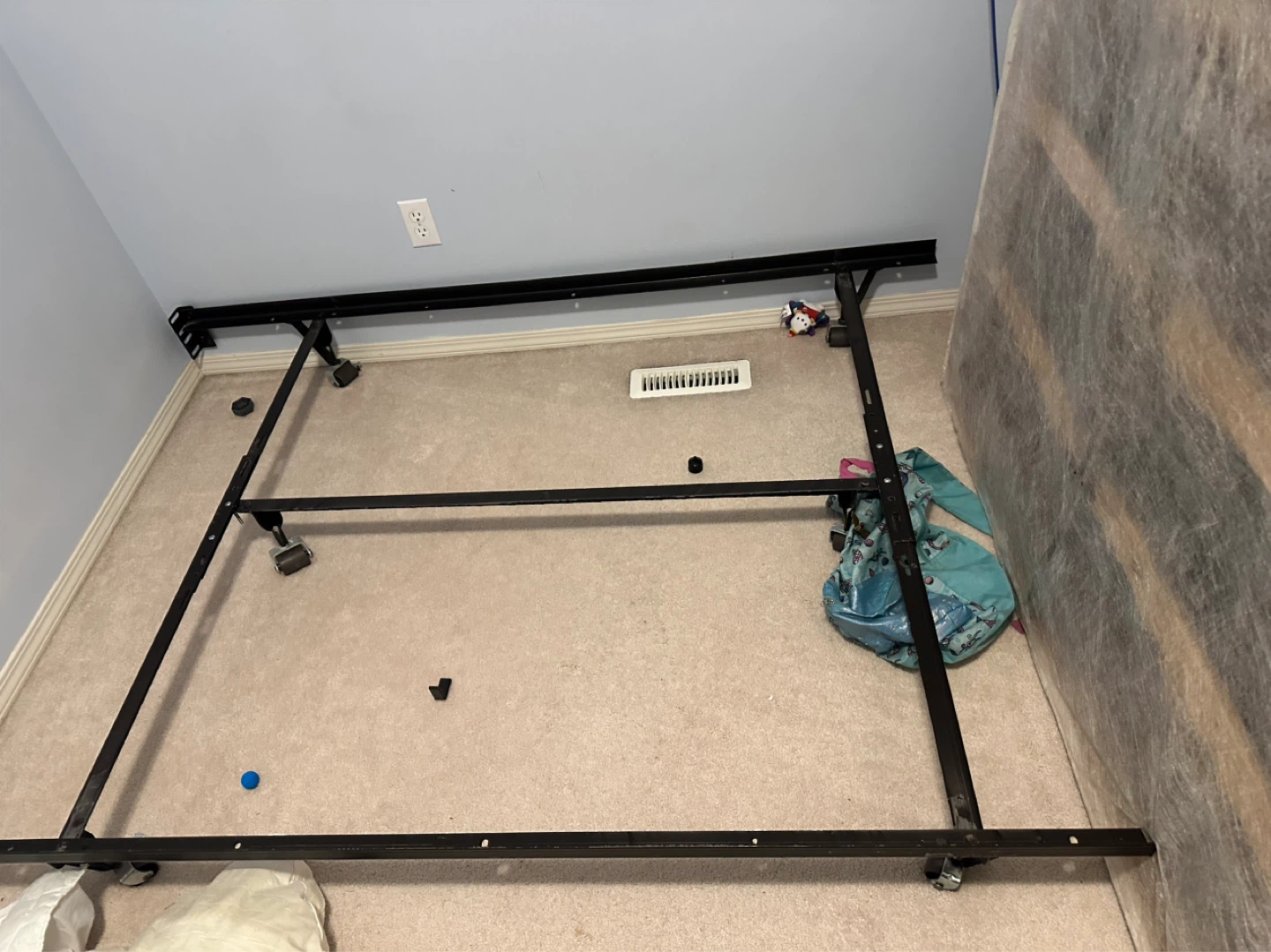 Double  Size Mattress and Bed Frame - photo 2