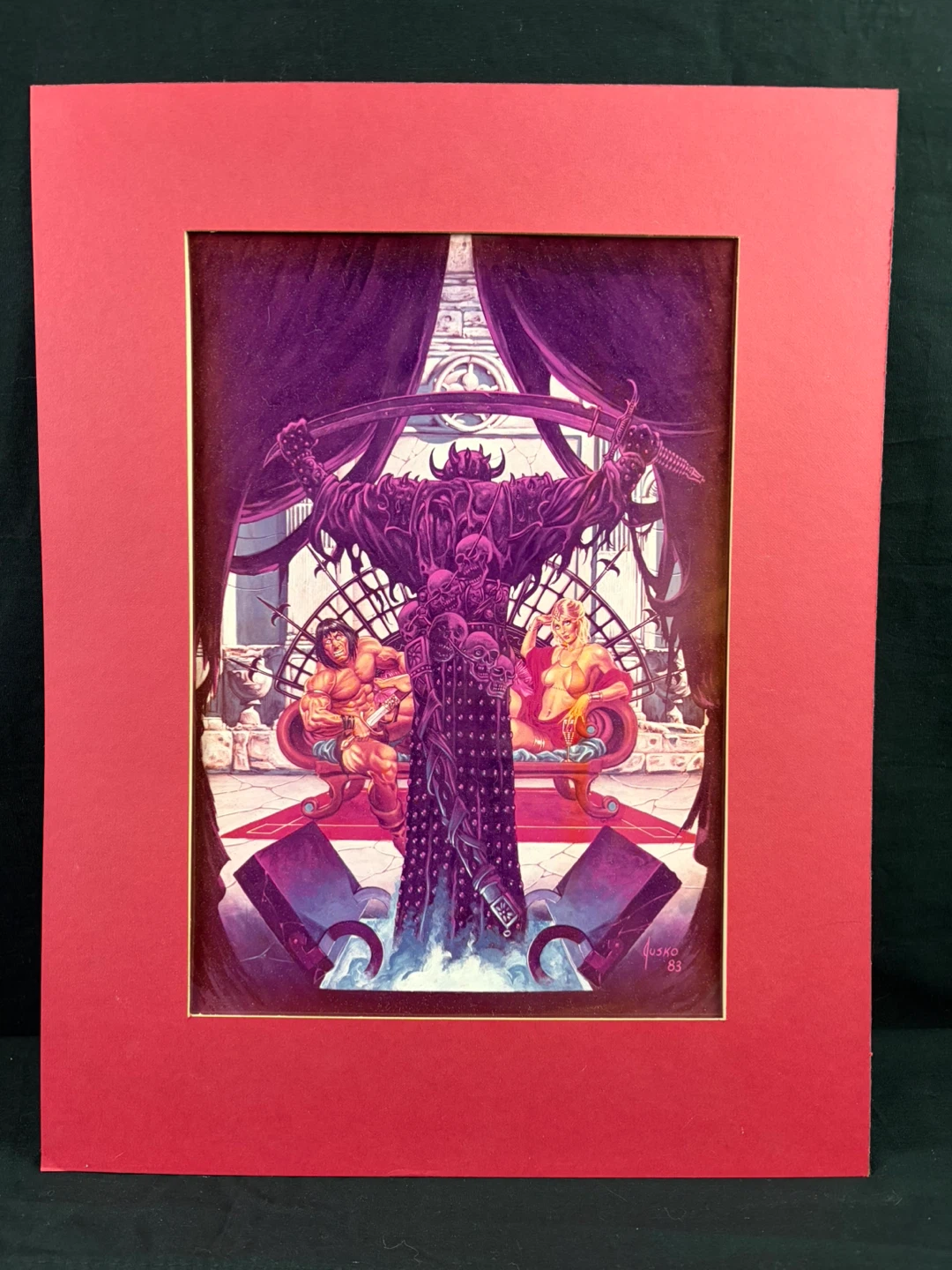 Conan the Barbarian Framed artwork by Joe Jusko