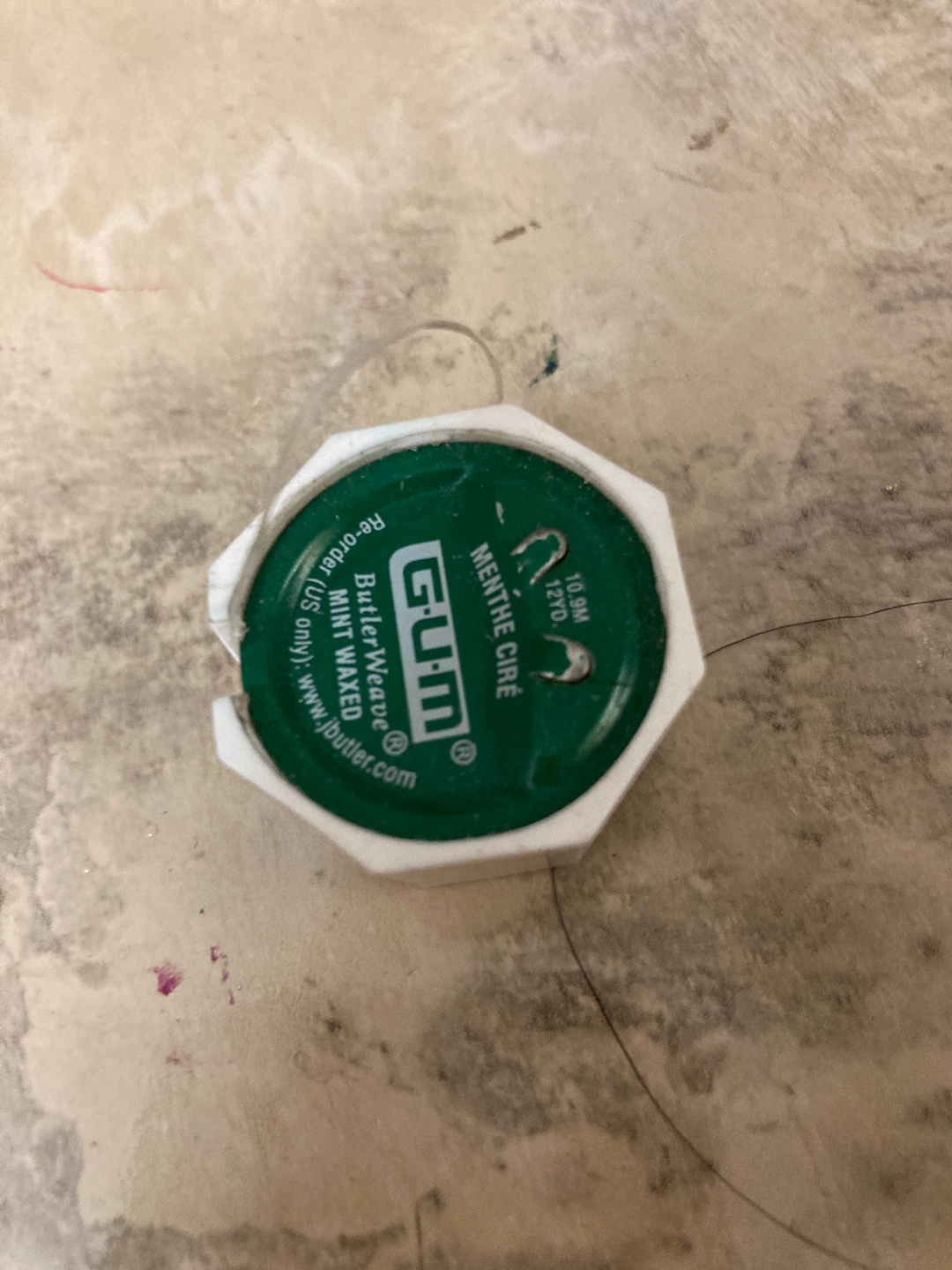 GUM 🥕ButlerWeave Mint Waxed Dental Floss 10.9M - photo 2