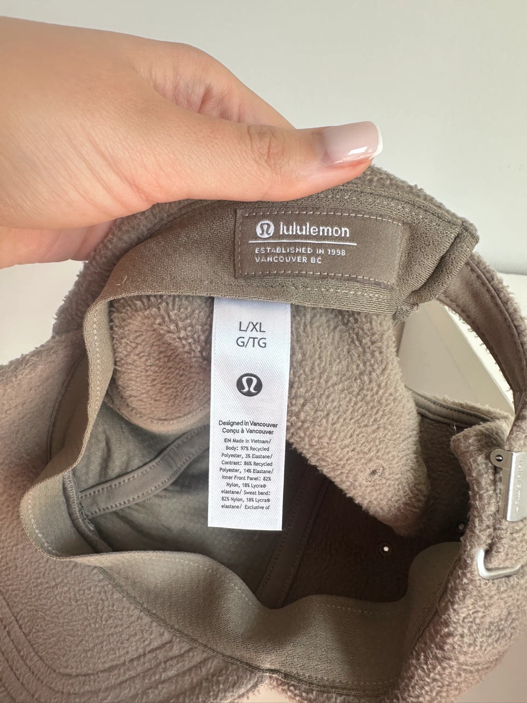 Lululemon Fleece Baseball Cap Size L/XL - photo 2