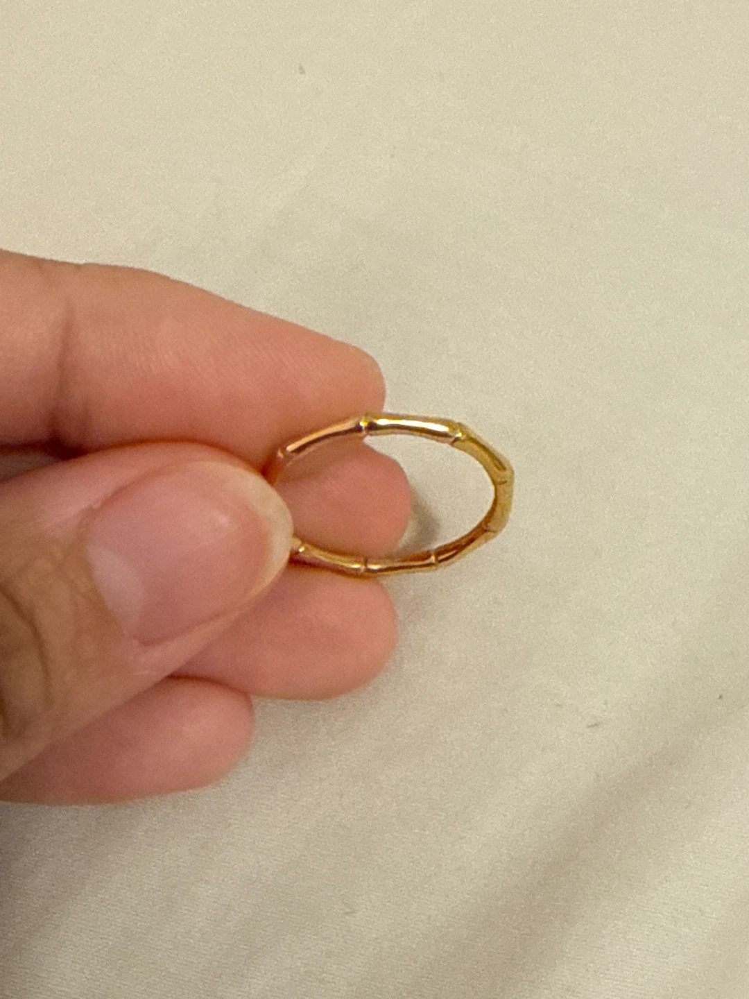 Gold Bamboo Ring