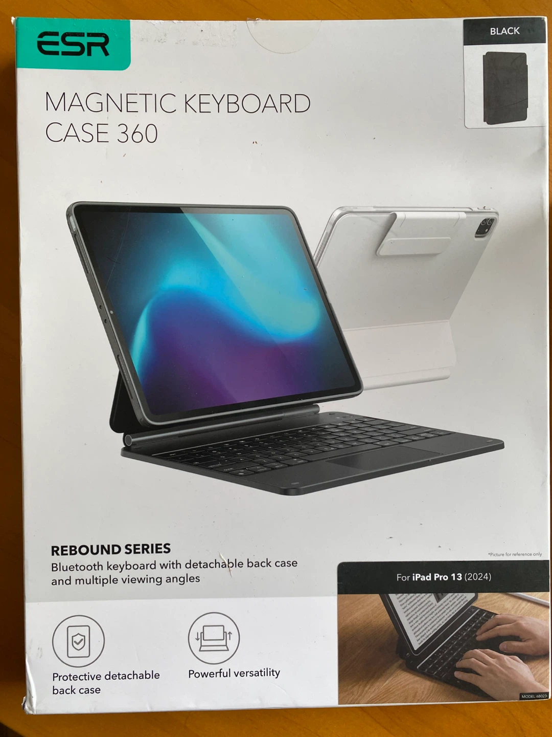 ESR Magnetic Keyboard case 360 for iPad Pro 13 inch (M4 and M5)