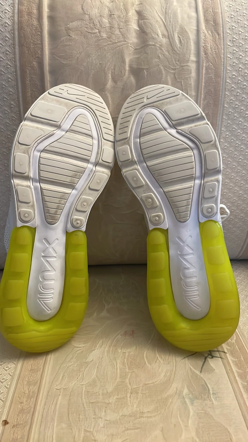 Nike Air Max 270 White Volt Shoes 🥕🥕🥕 - photo 3