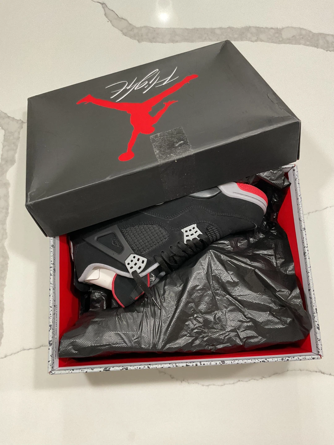 Air Jordan 4 Retro "Bred" Mens Size 11