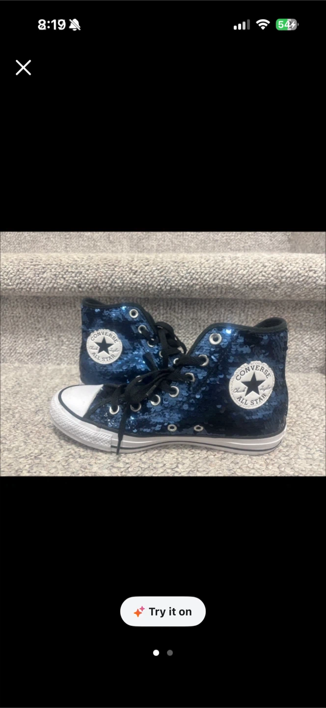 Converse Chuck Taylor All Star Sequin High Top Shoes