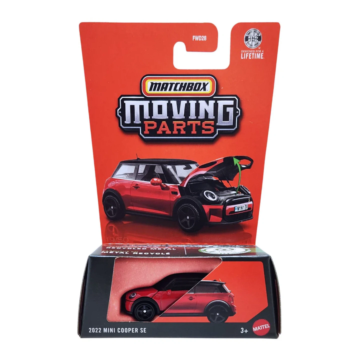 Matchbox Moving Parts 2022 Mini Cooper SE