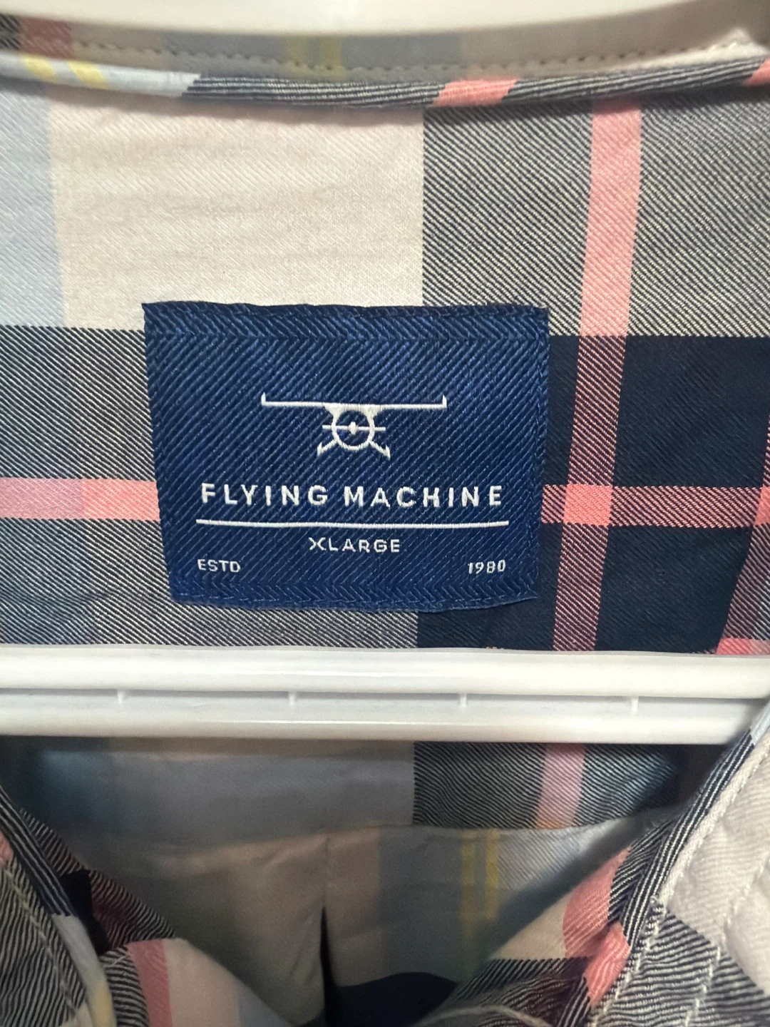 Flying Machine Plaid Long Sleeve Shirt - XL - photo 2