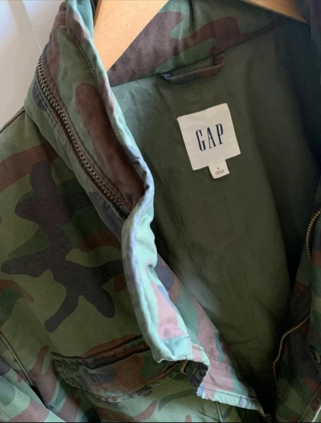 🆕Men’s Camouflage Jacket GAP-Size M - photo 4