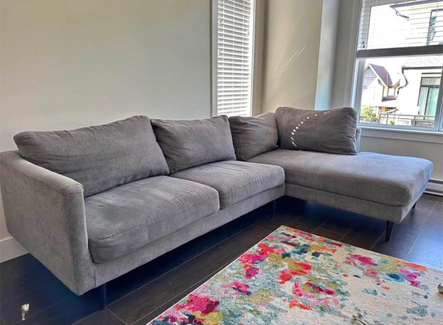 Grey Sectional Sofa - photo 2