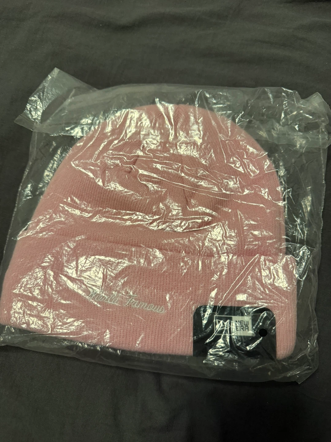 Supreme New Era Bandana Box Logo Beanie Pink - photo 2