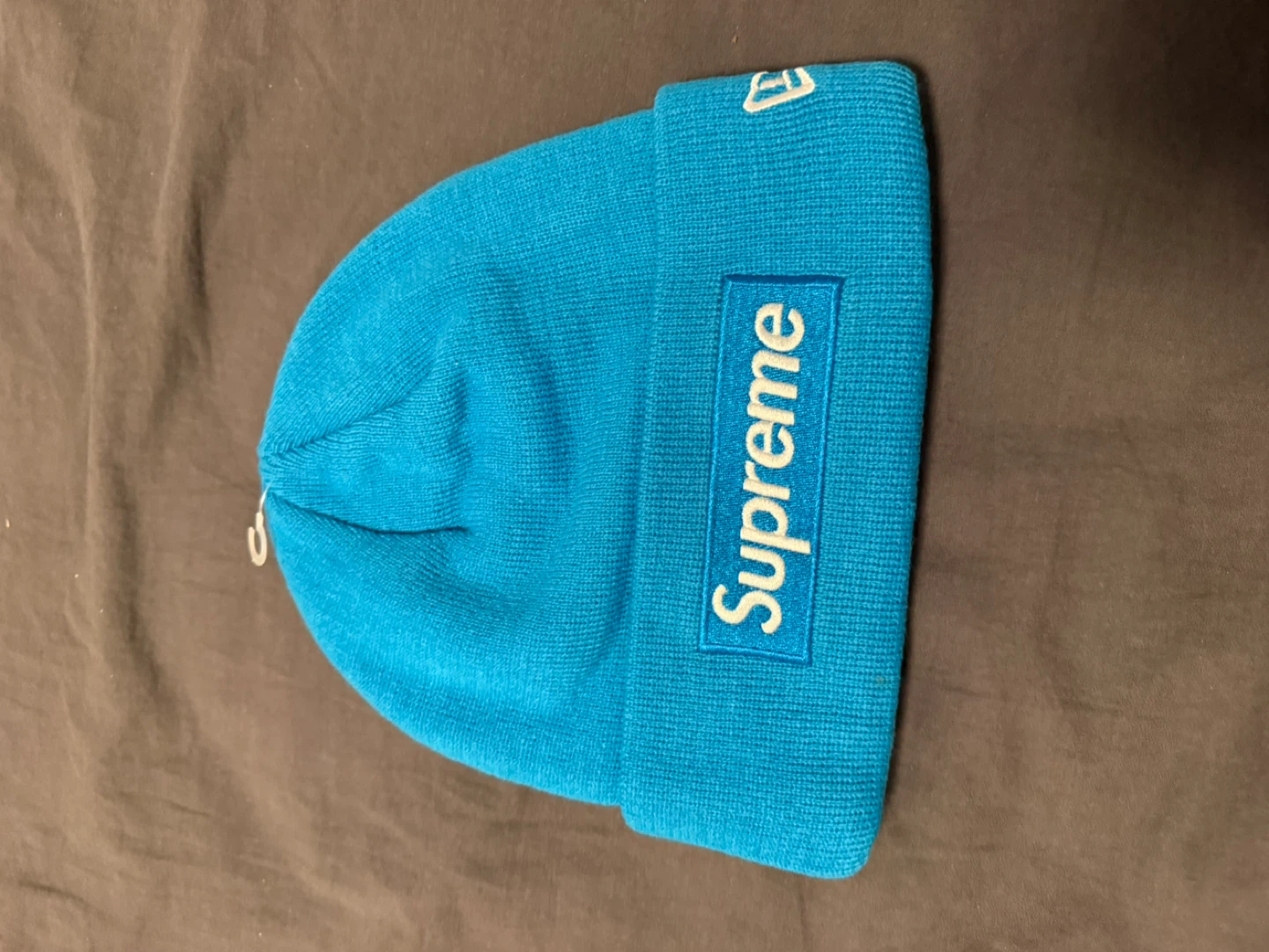 Supreme New Era Beanie - Teal