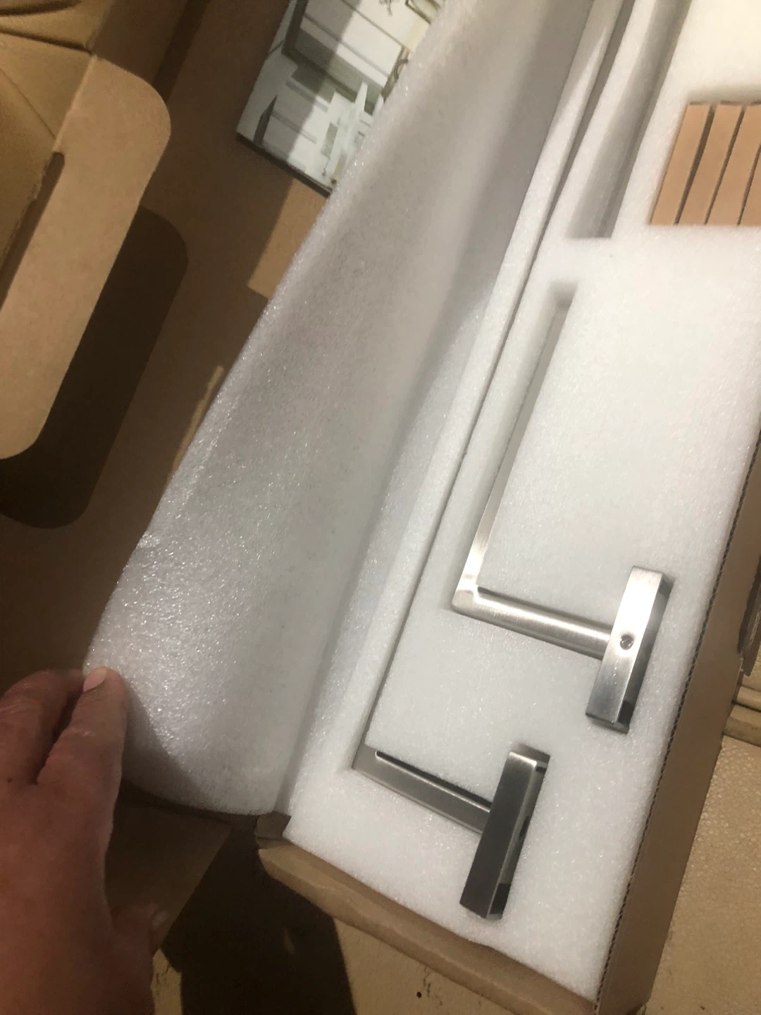 Stainless Steel Towel Bar Set - photo 2